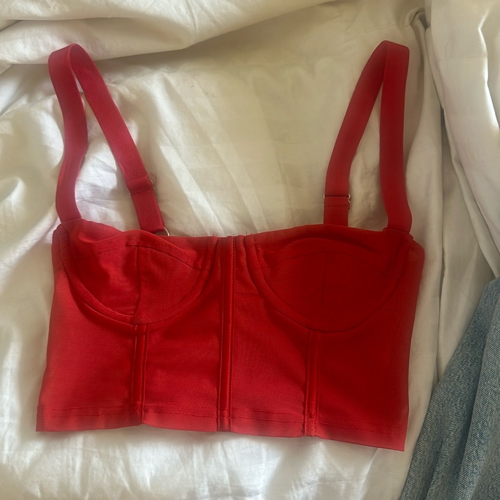 Teagen Mesh Corset Top